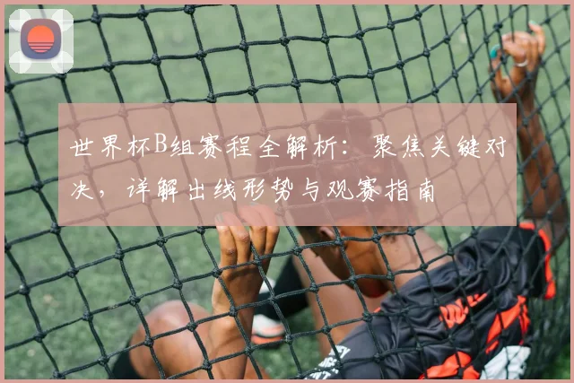 世界杯B组赛程全解析:聚焦关键对决,详解出线形势与观赛指南